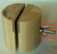 тиски деревенные некля